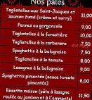 Pizzeria Dom Morice menu