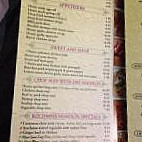 Rainbow Restaurant menu