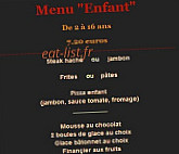 Le Coligny menu