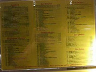 Chinatown menu