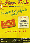 Pizza Fredo menu