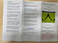 Sonnie's Thai menu