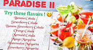 Paradise Ii menu