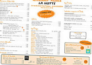Pizzeria La Notte menu