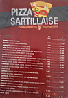 Pizzeria Sartillaise menu