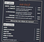 L'AUTHENTIQUE menu