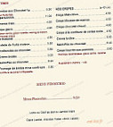 Restaurant Aintzira Le Lac menu