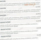 Factory Co menu