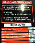 le Shalimar menu