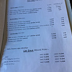 Le Darjeeling menu
