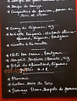 Les Marmites Volantes menu