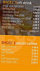 Bagel Store menu