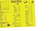 Kare Bears Korner menu