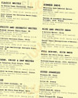 The Mawson Arms menu