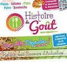 Pizzeria Histoire du Gout menu