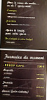 Bebop Cafe menu