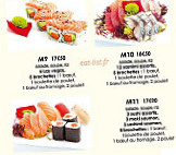 Edomae Sushi menu