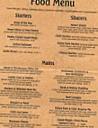The Blue Posts menu