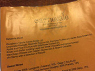 Carnevale Restaurant menu