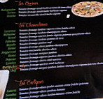 Fayard Pizza menu