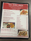 760 Sushi Bros menu