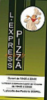 La Faiss a Pizza menu