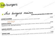 Le Pergaud menu