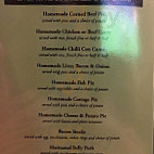 The Royal Oak menu