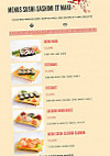 Oki Sushi menu