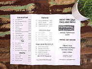 Pannarai Cafe menu