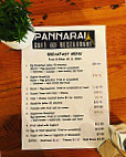 Pannarai Cafe menu