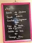 Brasserie Pavillon menu