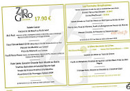 Zio Gino menu
