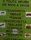 Sandwichs Salades menu
