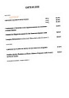 Le Cafe Adjacent menu