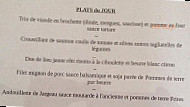 Côté Bistrot menu