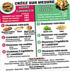 CHEZ SOPHINETTE menu