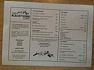 The Blackthorn Cafe menu