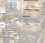 La Coincidence menu