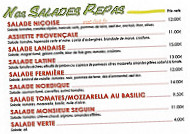 Le Voltaire menu