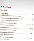 Bodeguita menu
