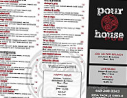 Pour House Pub menu