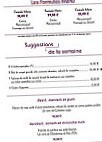 Carillon Gourmand menu