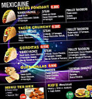 Food Street menu