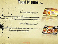 Toast And Pizz menu