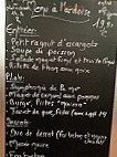 Aux Saveurs Bretonnes menu
