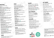 Courtyard Restaurant Bar menu