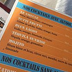 Le Smeule Beach menu