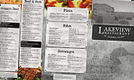 Lakeview menu