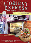 L'orient Express menu
